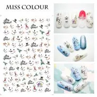 Наклейки R109 цветные на клейкой основе